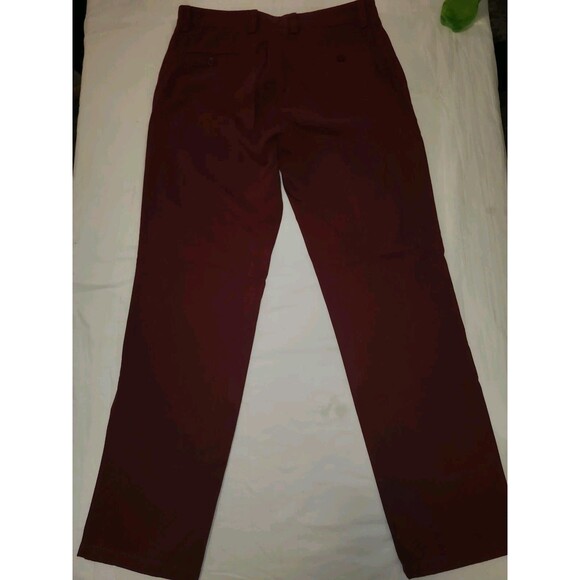 New Alan Flusser Men’s Pants W32/L30 Red 100% Cotton - Picture 5 of 7